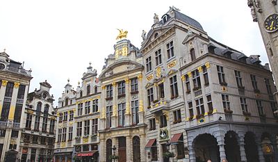 Maison de l'Etoile, Cygne y de l'Arbre d'Or. Grand Place de Bruselas.