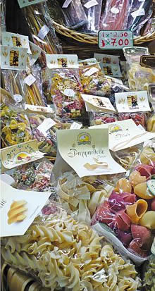 Pastas. Mercado Central de Florencia.