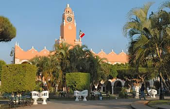 Zócalo de Mérida.