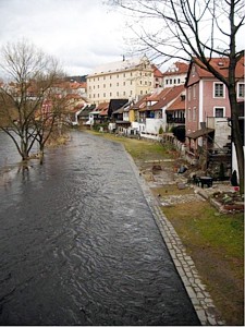 Márgenes del Río Moldava.