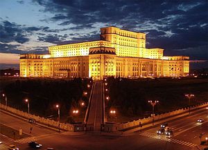 Palacio del Parlamento en Bucarest