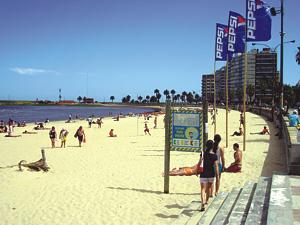 Playa Pocitos. Montevideo