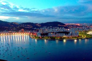 Vista de la Bahía de Río de Janeiro.