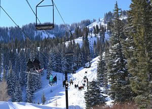 Accesos a la montaña. Park City.