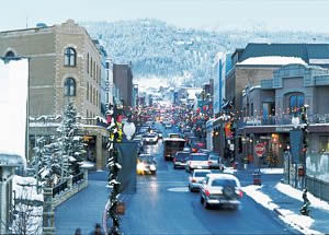 Vista del poblado. Park City.