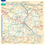 Plano del metro de París