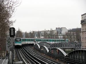 El metro de París.