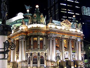 Teatro Municipal de Río de Janeiro.