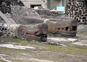 Vestigios del Templo Mayor de los aztecas.