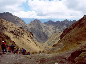 Paso de la Mujer Muerta. Machu Picchu.