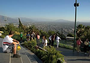 Mirador del cerro de San Cristóbal.