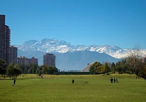 Parque Araucano. Santiago de Chile.