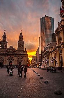 Plaza de Armas. Santiago de Chile.