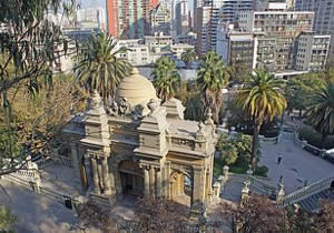 Plaza Caupolicán. Santiago de Chile.