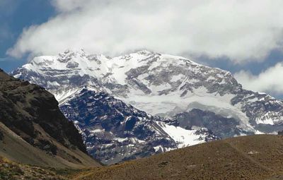 Vista del Aconcagua.
