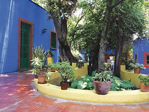 Patio de la Casa Azul. Frida Kahlo.