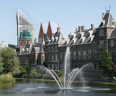 Edificio del Parlamento. La Haya.