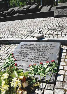 Memorial víctimas. Auschwitz.