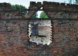 Restos de las cámaras de gas. Auschwitz.