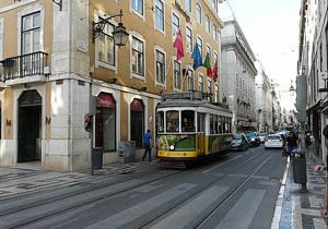 La Baixa Pombalina. Lisboa.