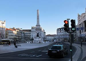 Plaza de los Restauradores. Lisboa.