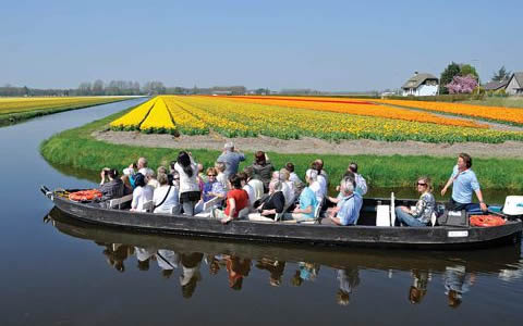 Recorrido en barca. Keukenhof.