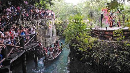 Show en Xcaret.