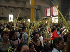 Domingo de Ramos. Semana Santa en México.