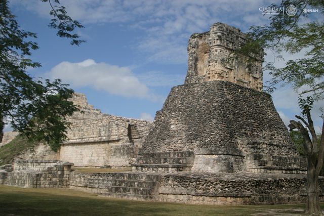 Dzibilnocac. Zonas arqueológicas de Campeche.