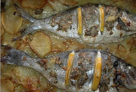 Pescado frito. Cuaresma.