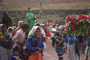 Representación de la Pasión de Cristo en Chihuahua.