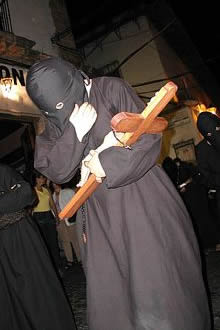 La representación de la Semana Santa en Taxco.