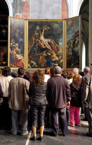 "El Descendimiento de la Cruz" obra de Rubens.
