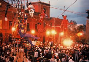 La quema de Judas. Procesión del Silencio. SLP.