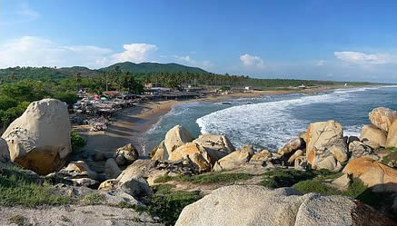 Panorámica de Playa Ventura. Guerrero.