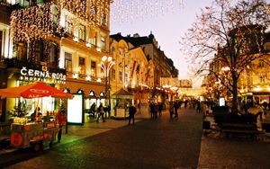 Praga en época navideña.