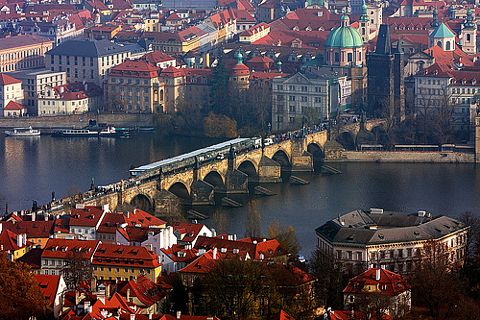 Río Moldava. Praga.