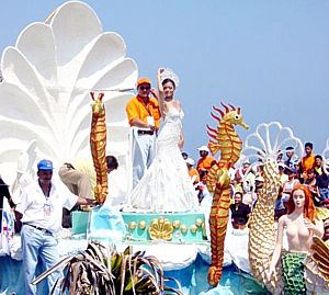 Reina del carnaval. Veracruz.