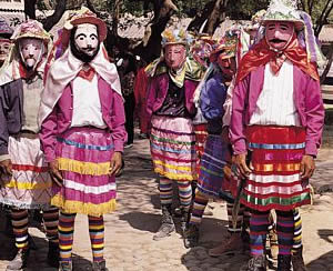 Disfraces y máscaras. Carnaval de Tlaxcala.