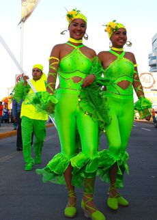 Colores del carnaval.