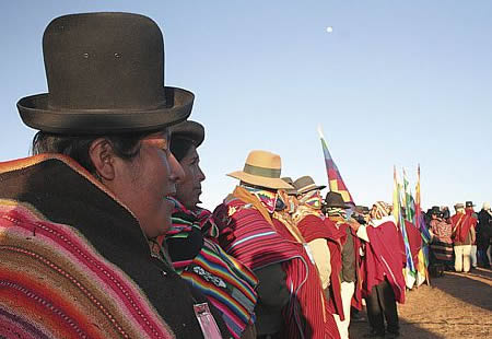 Celebración del Año Nuevo Aymara.