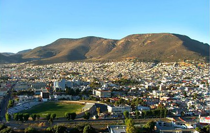 Panorámica de la ciudad de Pachuca.