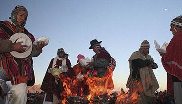 Sacerdotes Aymaras.