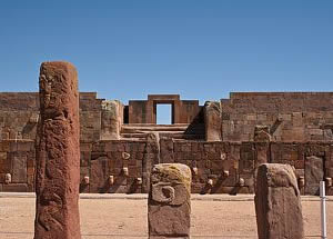 Templo de Kalasasaya, zona arqueológica de Tiwanaku.