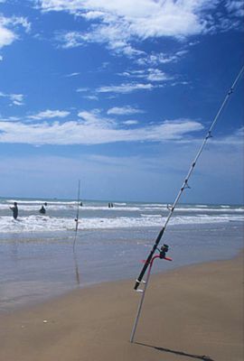 Pesca en playa Bagdad