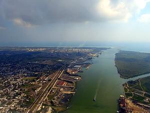 Puerto de Tampico y Río Pánuco.