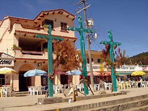 Plaza de San Juan Bautista. Chamula.