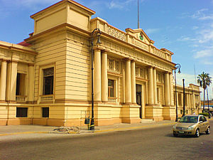 Edificio de la primera Aduana Marítima en México.