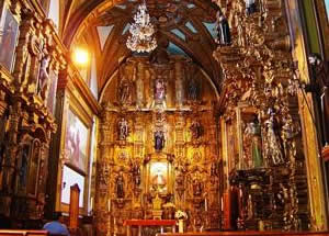 Interior del Templo de Aranzazú.