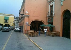 Calles del centro de Tlaxcala.